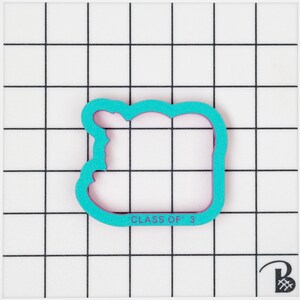 Class of 2026 Graduation Cookie Cutter (optional year stencil) image 4