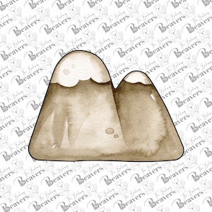 Rounded Mountain Peaks #2 Cookie Cutter