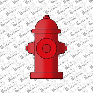 Fire Hydrant Cookie Cutter