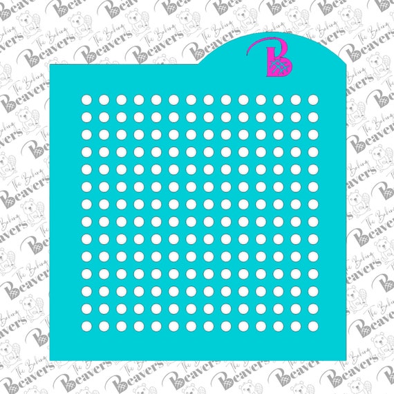 Circle Sprinkle Stencil (Sm, Md, or Lg)