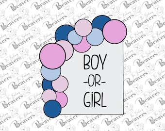 BalloonArch Plaque Cookie Cutter
