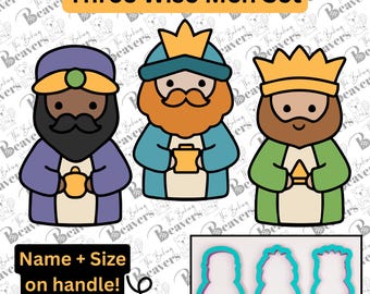 Three Wise Men Cookie Cutter Set (includes 3 cutters)
