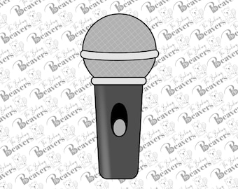Microphone Cookie Cutter
