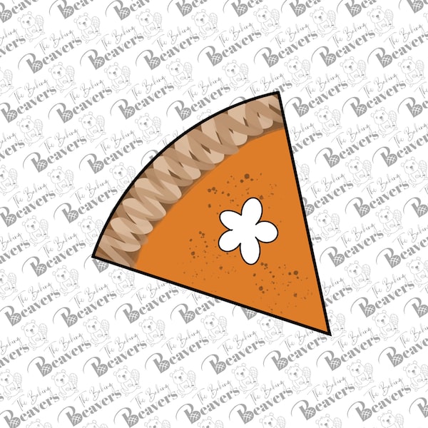 Pumpkin Pie Slice Cookie Cutter