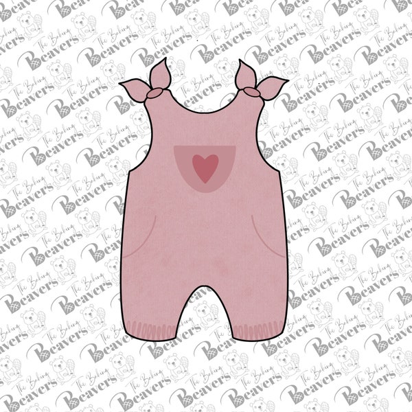 Baby Jumper with Bows Cookie Cutter