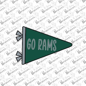 Sports Pennant Cookie Cutter (recommend sizing up)