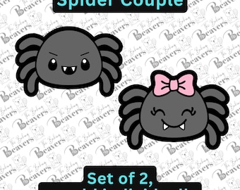 Spider couple - Boy & Girl (Set of 2 or Individual) Cookie Cutter