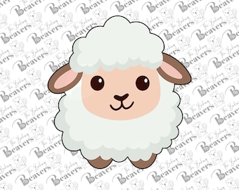 Front Facing Sheep | Lamb Cookie Cutter