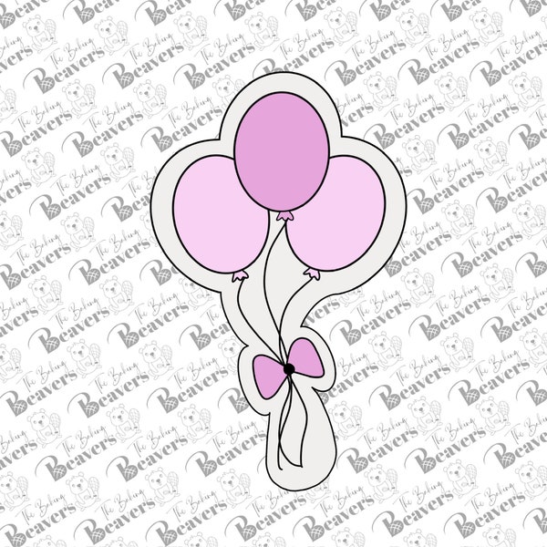 Bunch of Balloons Cookie Cutter