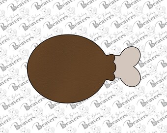 Turkey Leg Cookie Cutter |Thanksgiving turkey cookie cutter