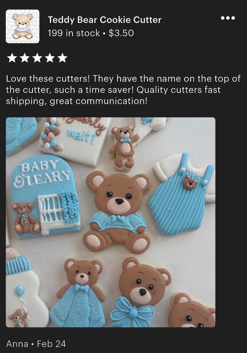 Teddy Bear Cookie Cutter image 8