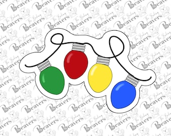 Christmas Light Bulb Cookie and Fondant Cutter - Etsy