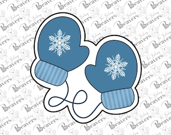 Pair of Mittens Cookie Cutter (may want to size down)