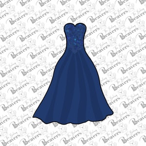 Slim Dress Cookie Cutter