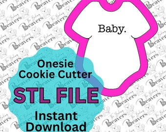STL - Baby Onesie  (digital download)