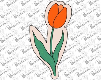 Tulip Cookie Cutter (realistic)