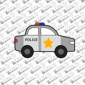 Police Car Cookie Cutter