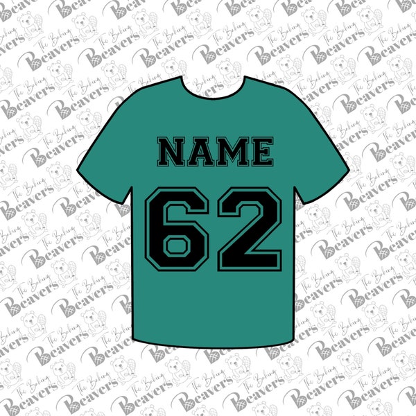 T-Shirt/Scrub Top/Football or Baseball Jersey Cookie Cutter