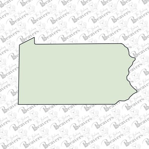 Individual STATE Cookie Cutter