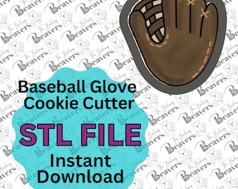 STL - Baseball Glove (digital download)