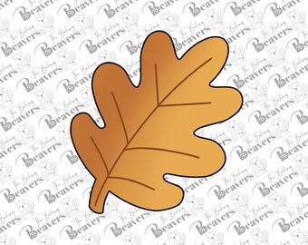 Fall Leaf #1 (Oak) Cookie Cutter