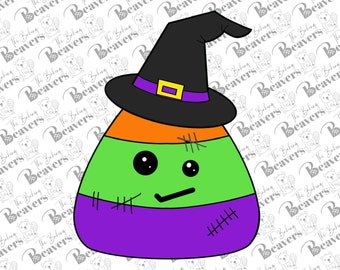 Witchy Candy Corn Cookie Cutter