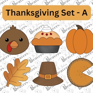 Thanksgiving Set (A) - (Set of 6) (updated)