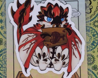 Rathalos Hatchling Vinyl Sticker