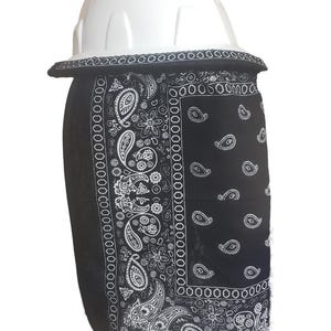 Neckshade for full brim hardhats Black