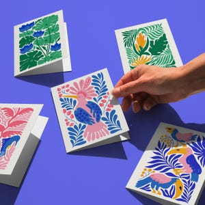5 Tropical Card Set, Hawaiian birthday card, Aloha card, Island Greeting card, Tropical leaves Cards, Island Luxe Card,Printable Card Bundle