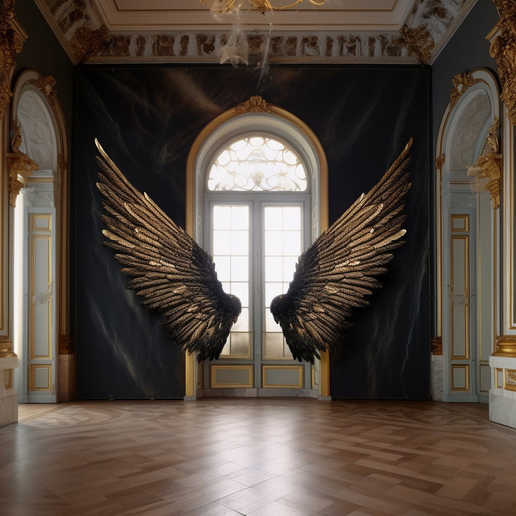 Digital Angel Wing Background Pack - Etsy