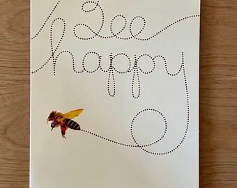 Bee Happy Greeting Card