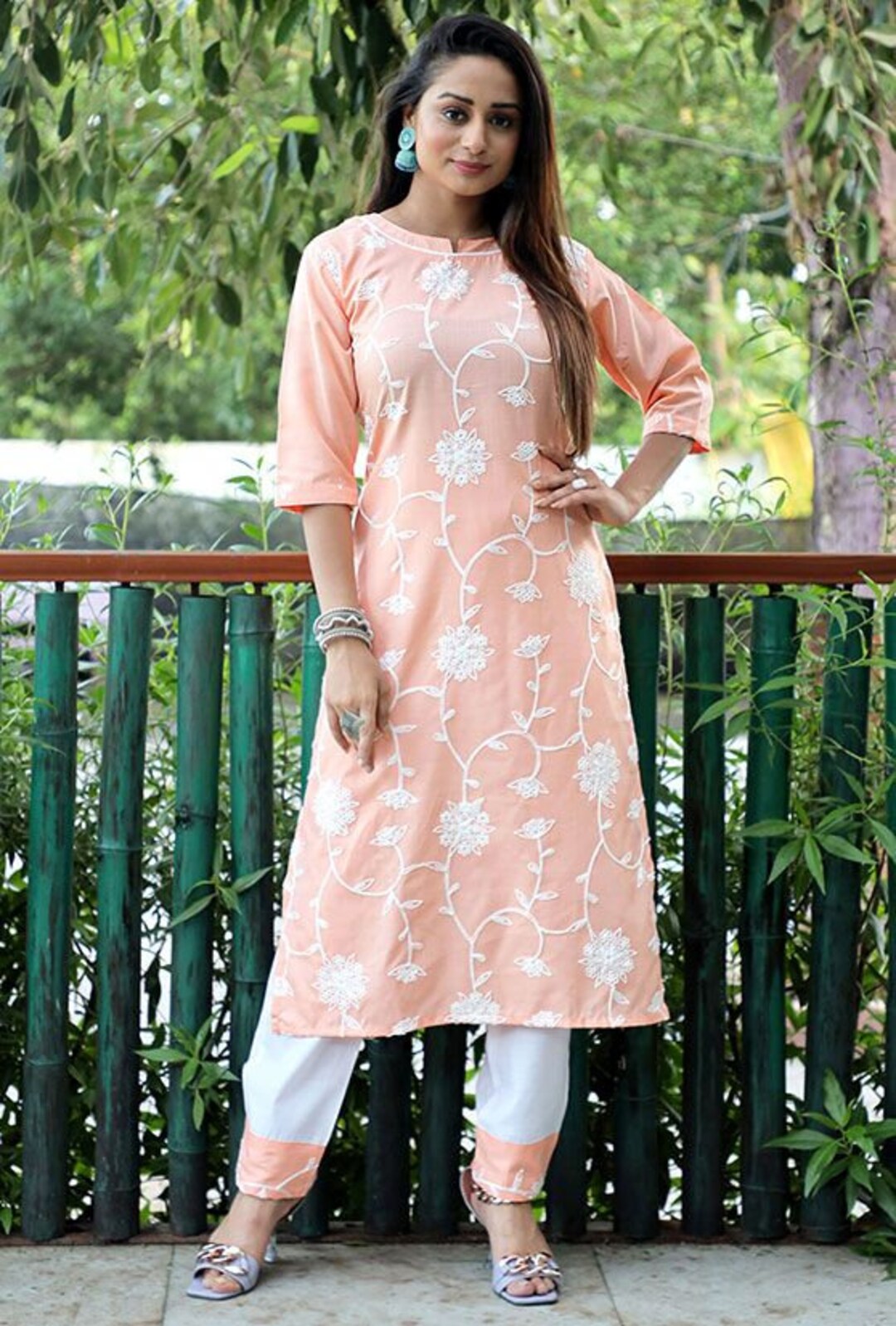 Brick Shalwar Kameez Fabric Cut Piece – 5M