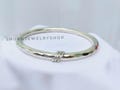 Very heavy silver bangle with round links | Solid sterling silver bangle with little links | Chunky silver bracelet |Gift for wife | Handmad