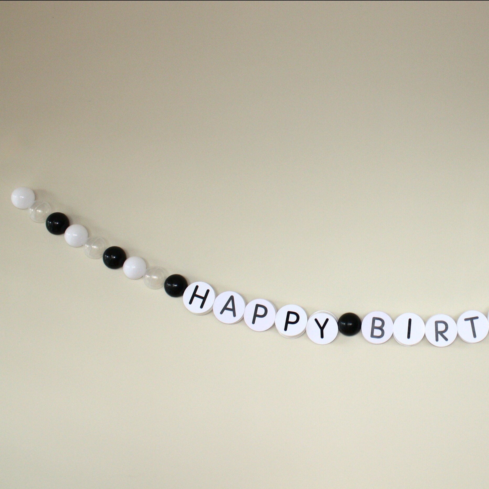 Reputation Decor Giant Friendship Bracelet Happy Birthday Banner, Party Garland, Eras ...