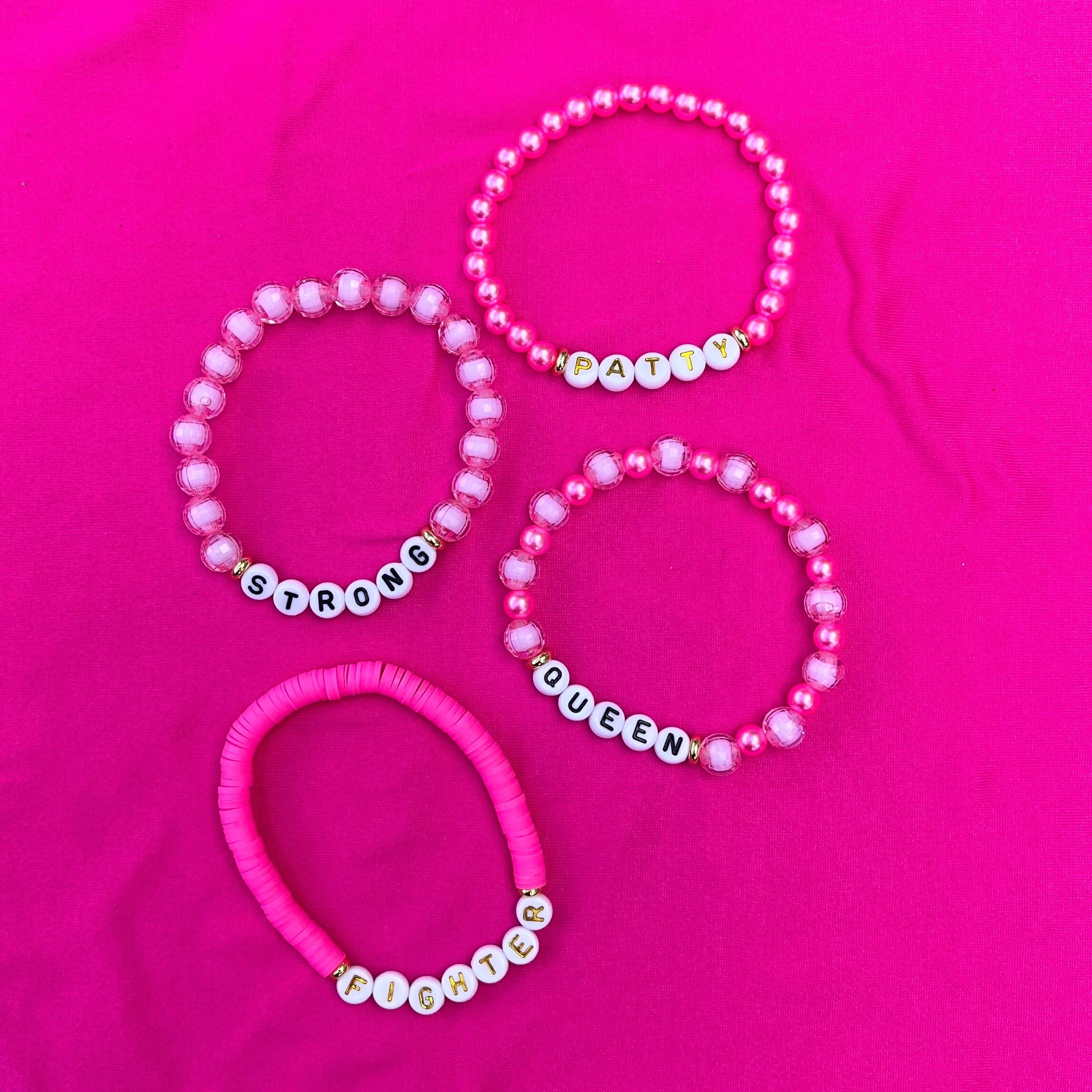 96-Piece Breast Cancer Awareness Gift Set - Bracelets, Pens, Pins & Stickers For Charity Events