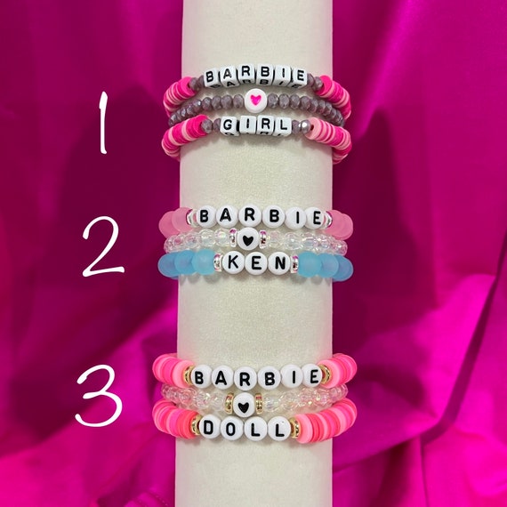 Barbie Rubber Bracelet Favors - 4 Count