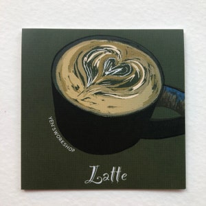 Latte Art - Adesivo de 2,5”