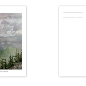 carte postale 4 x 6 po. Garibadi Highland