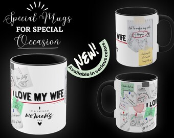 Funny Women's Day Mug 11oz, . Ceramic Trendy Tea or coffee Cup. Best gift for daring people.Catchy and motivational phrases. Empowered Women