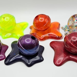 Melting resin lollipop