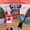 Kpop Elf Props Printable Kit, Elf-Pop Holiday Hunters Elf Scene, K-Pop Elf Accessories, Instant Digital Download