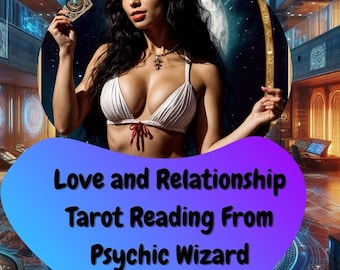 Personalized Love And Relationship Tarot  Perfect Gift For Couples – From Incredible Wizard, Spiritual Psychic Soulmate And Romance Readings