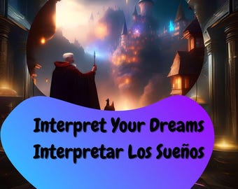 Dream Interpretation Psychic Reading from Wizard, Discover the Meaning of Your Dreams, Spiritual Magic Ritual, Interpretar tus Sueños