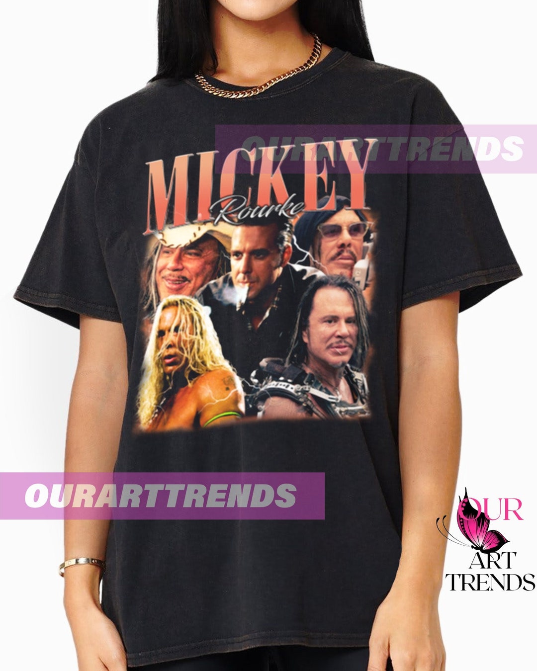 Mickey Rourke Actor Movie Drama Television Series Fans Gift T-shirt ...