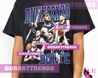 Divincenzo Donte Vintage Shirt Basketball Player MVP Slam Dunk Merchandise Bootleg Classic Graphic Tee Unisex Sweatshirt Hoodie Gift INFN135