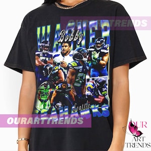 Limited bobby Wagner Shirt Vintage 90s Homage Retro Classic Graphic Tee Bootleg Best Seller Unisex Sport Sweatshirt Hoodie Gift ARK165