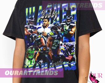 Limited bobby Wagner Shirt Vintage 90s Homage Retro Classic Graphic Tee Bootleg Best Seller Unisex Sport Sweatshirt Hoodie Gift ARK165