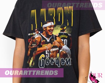 Aaron Gordon T-shirt Basketball Player MVP Slam Dunk Merchandise Bootleg Vintage Classic Graphic Tee Unisex Sweatshirt Hoodie Gift ARK077