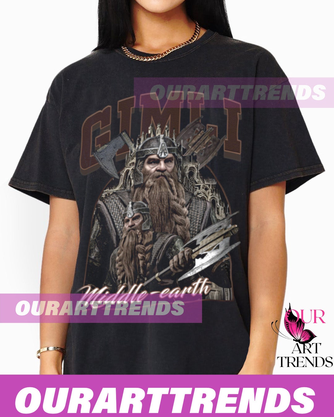 Limited Gimli Actor Movie Drama Television Series Fans Gift T-shirt